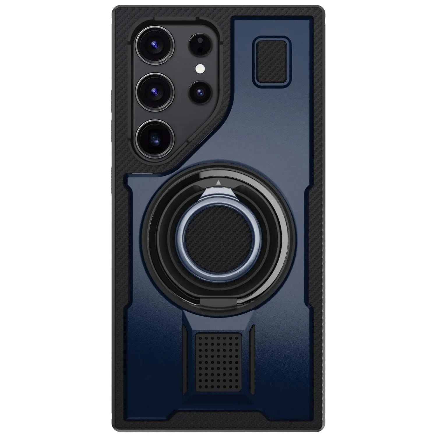 Galaxy S22 Ultra Case – Blue Kickstand Rugged