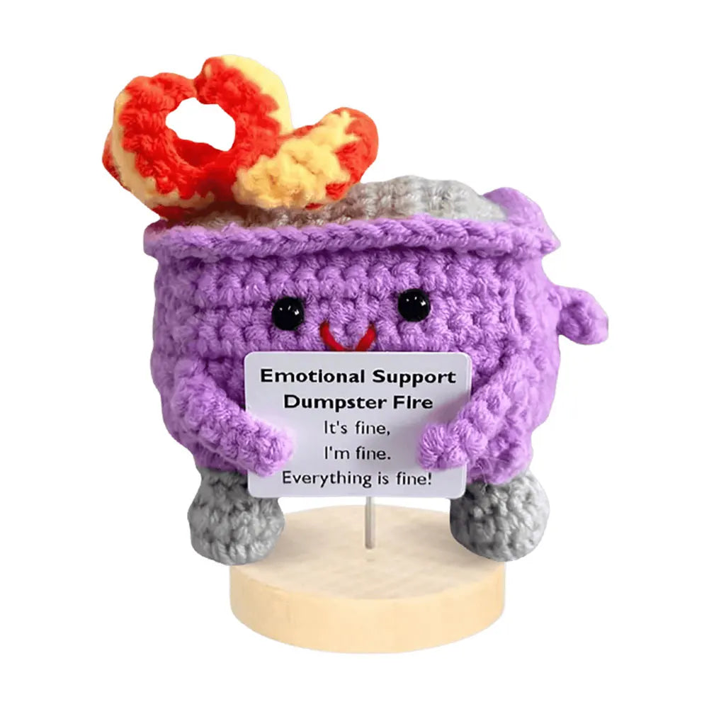 Crochet Dumpster Fire – Support Gift
