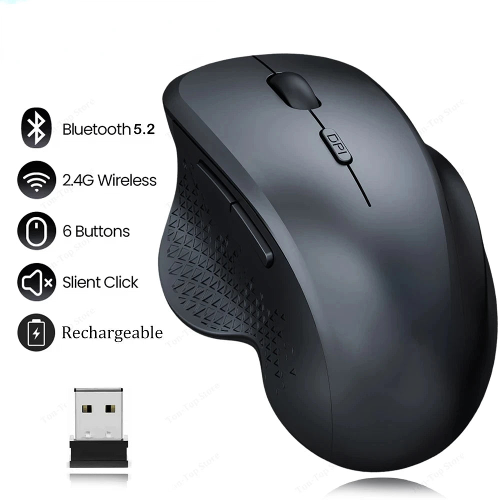 Bluetooth 5.2 Wireless Gaming Mouse 1600DPI