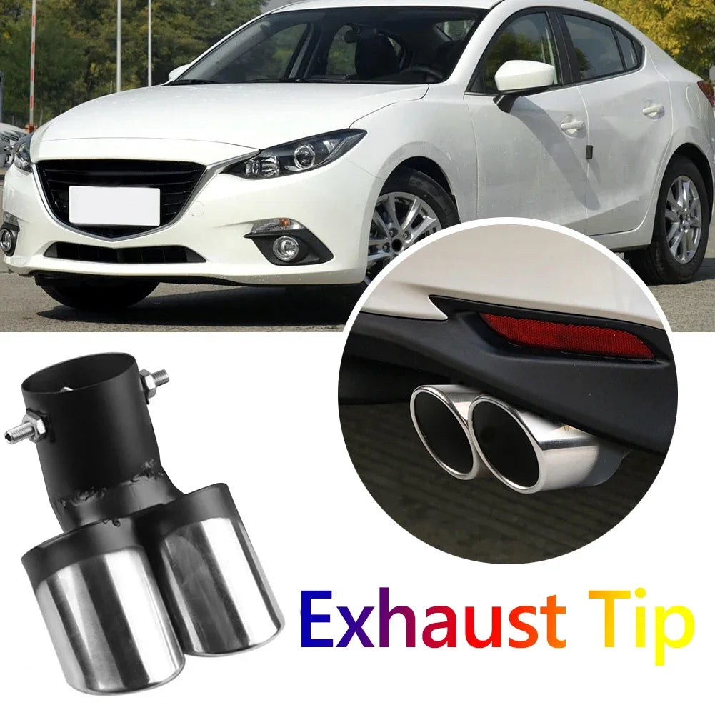 Universal Round Stainless Steel Exhaust Tip