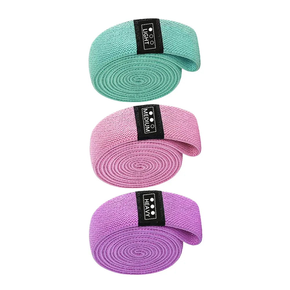 3PCS Long Workout & Booty Bands Set