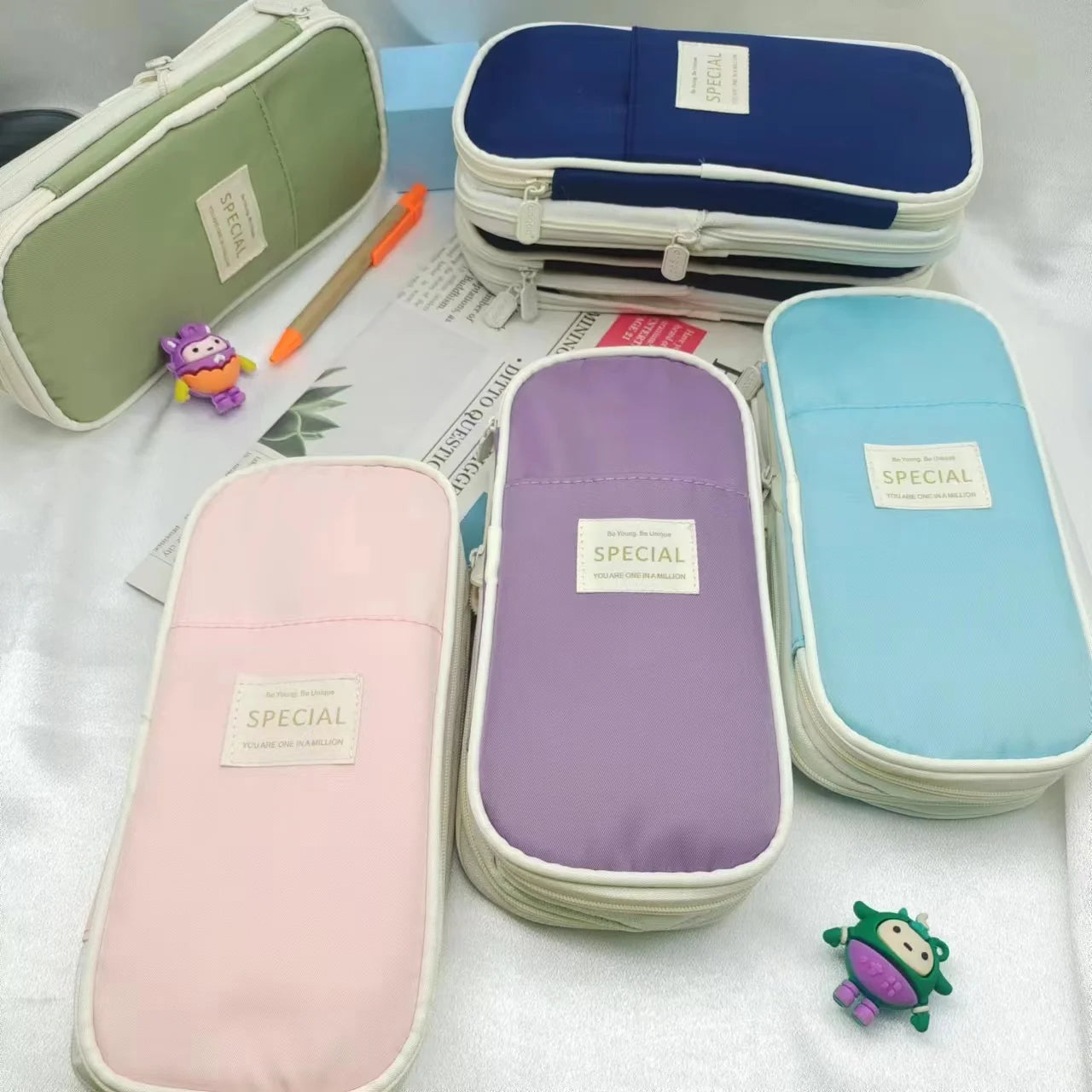 Retractable Pencil Case Large Capacity Box
