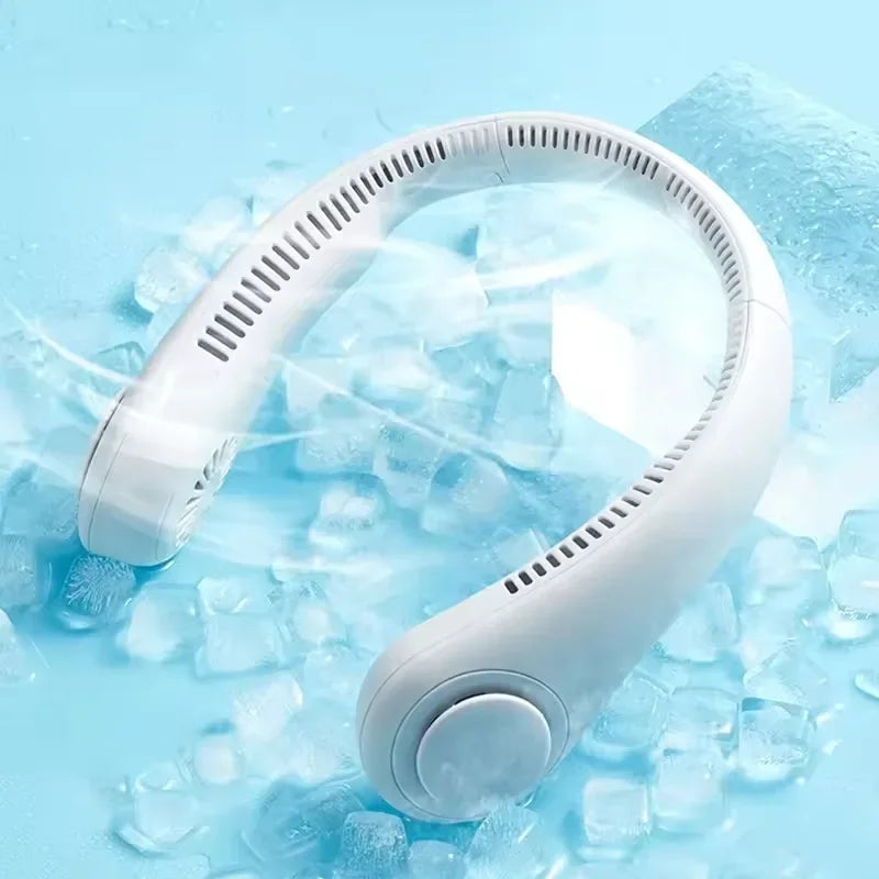 Mini Portable Bladeless Neck Fan USB