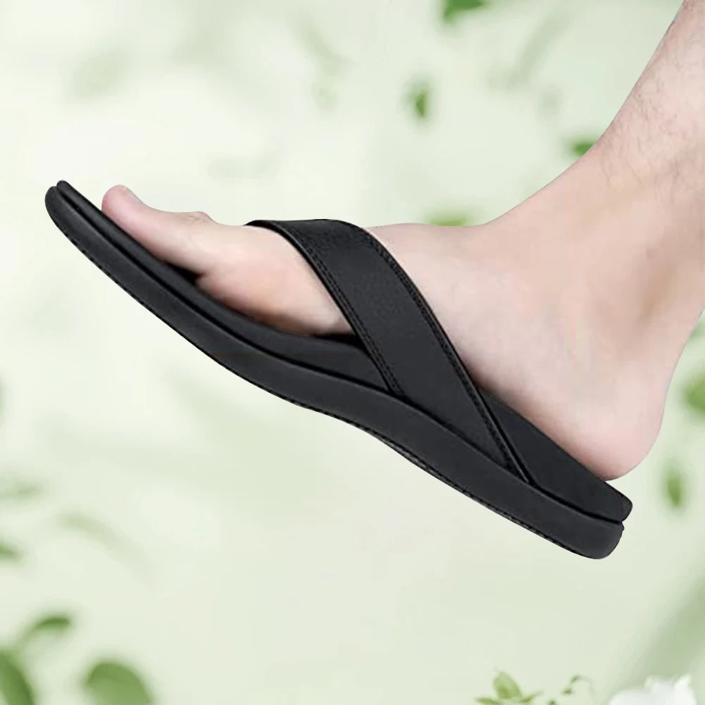 Men Orthotic Flip Flops Arch Support Sandals