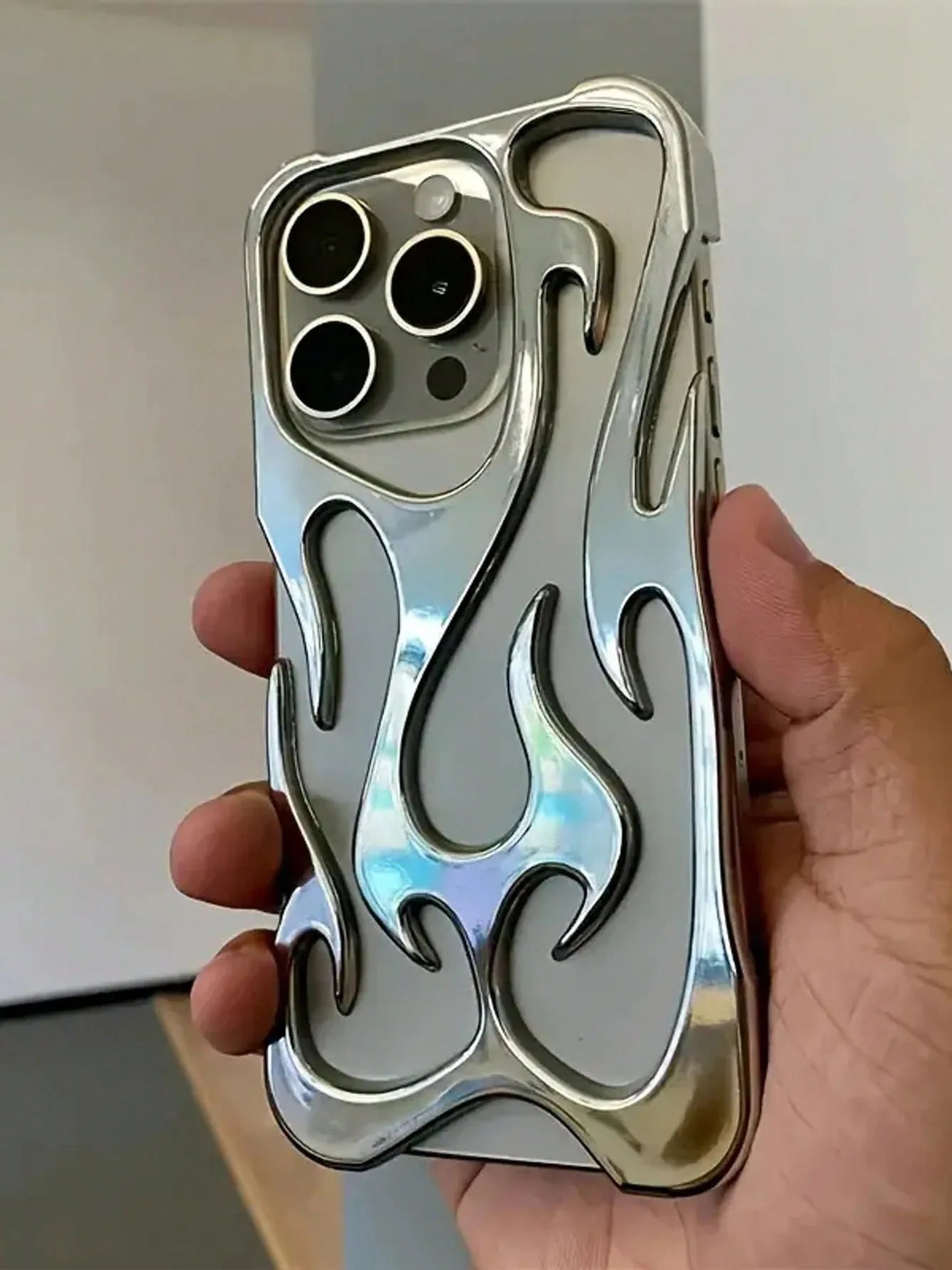 Hollow Flame Phone Case for iPhone