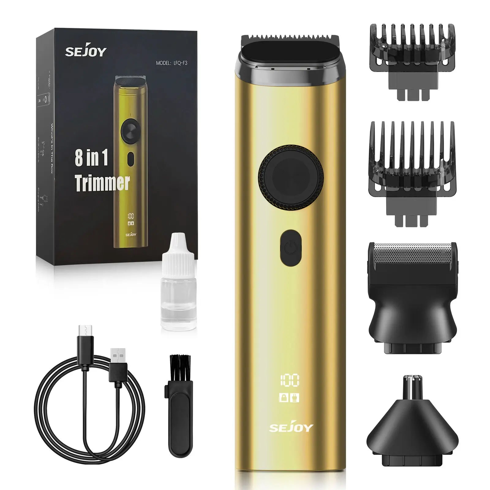 SEJOY 3-in-1 Electric Hair Clipper Kit