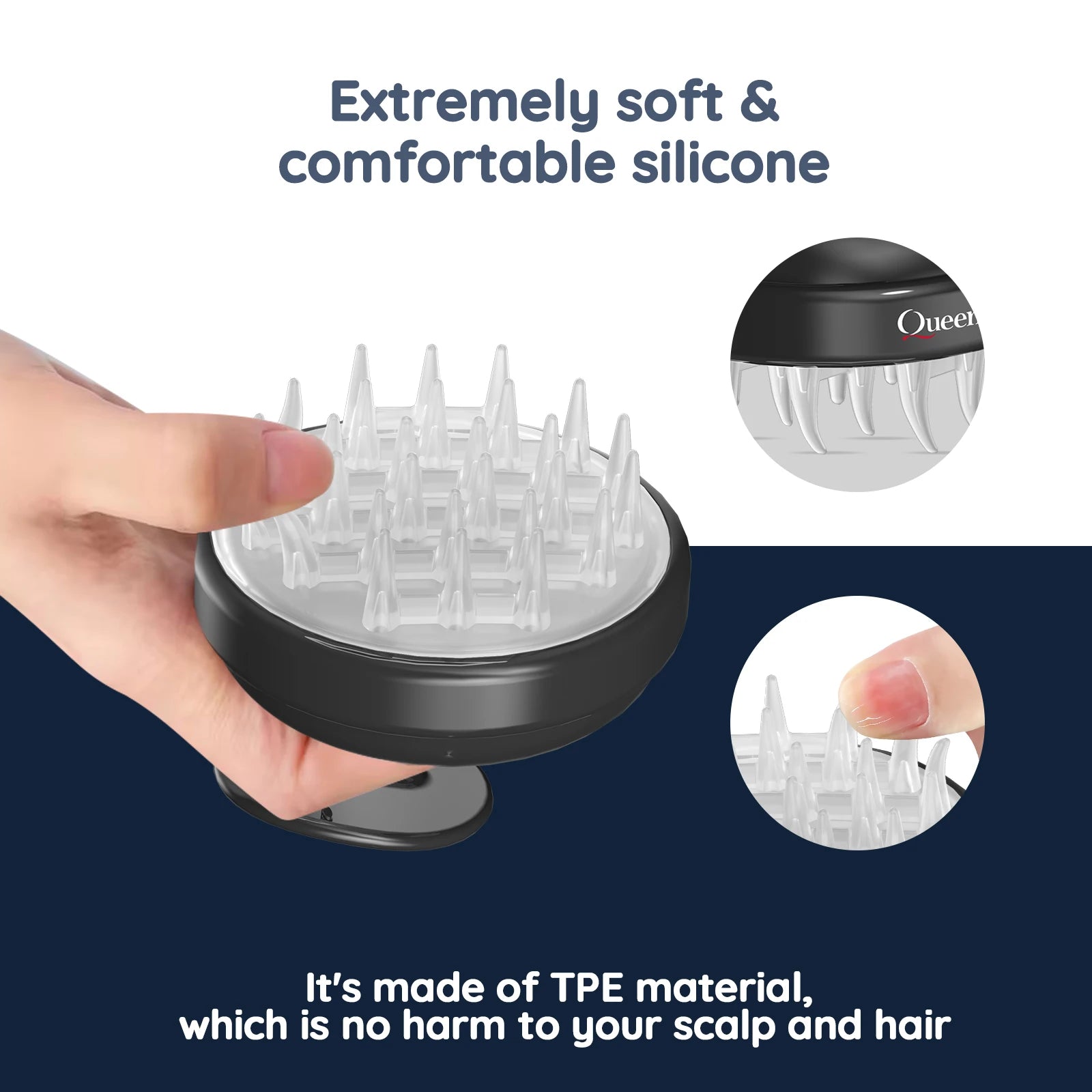 Wireless Electric Scalp Massager Comb