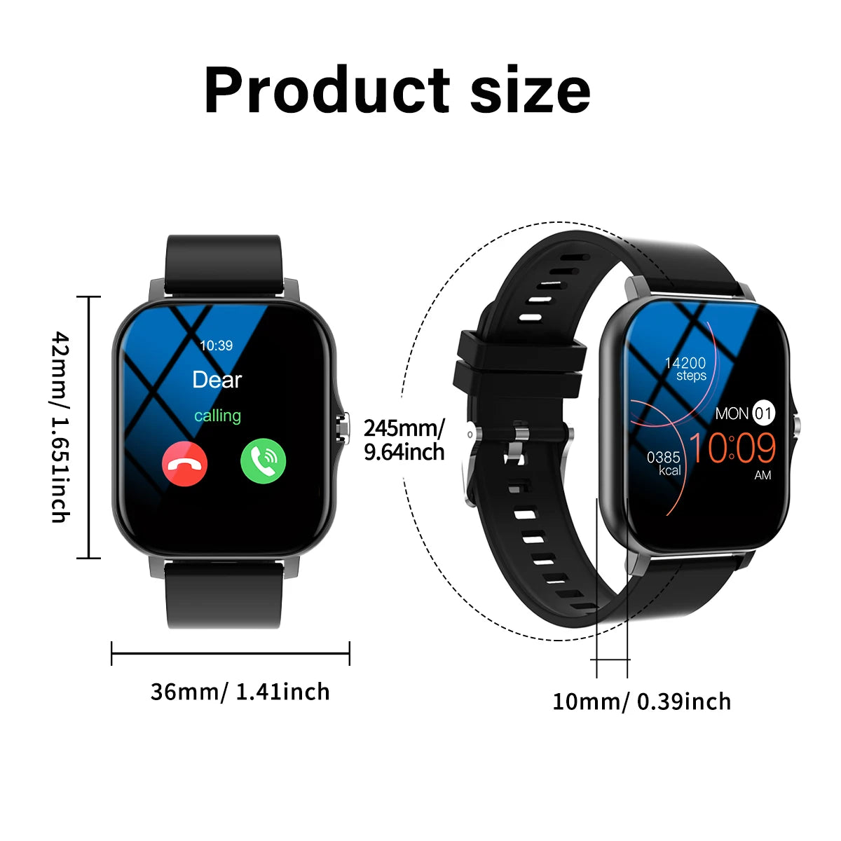 Bluetooth Call Fitness Smart Watch