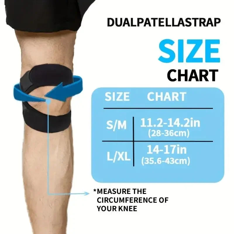 Double Patella Knee Support Strap