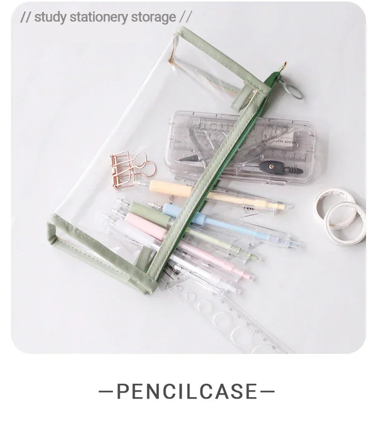 Transparent Large Capacity Pencil Case