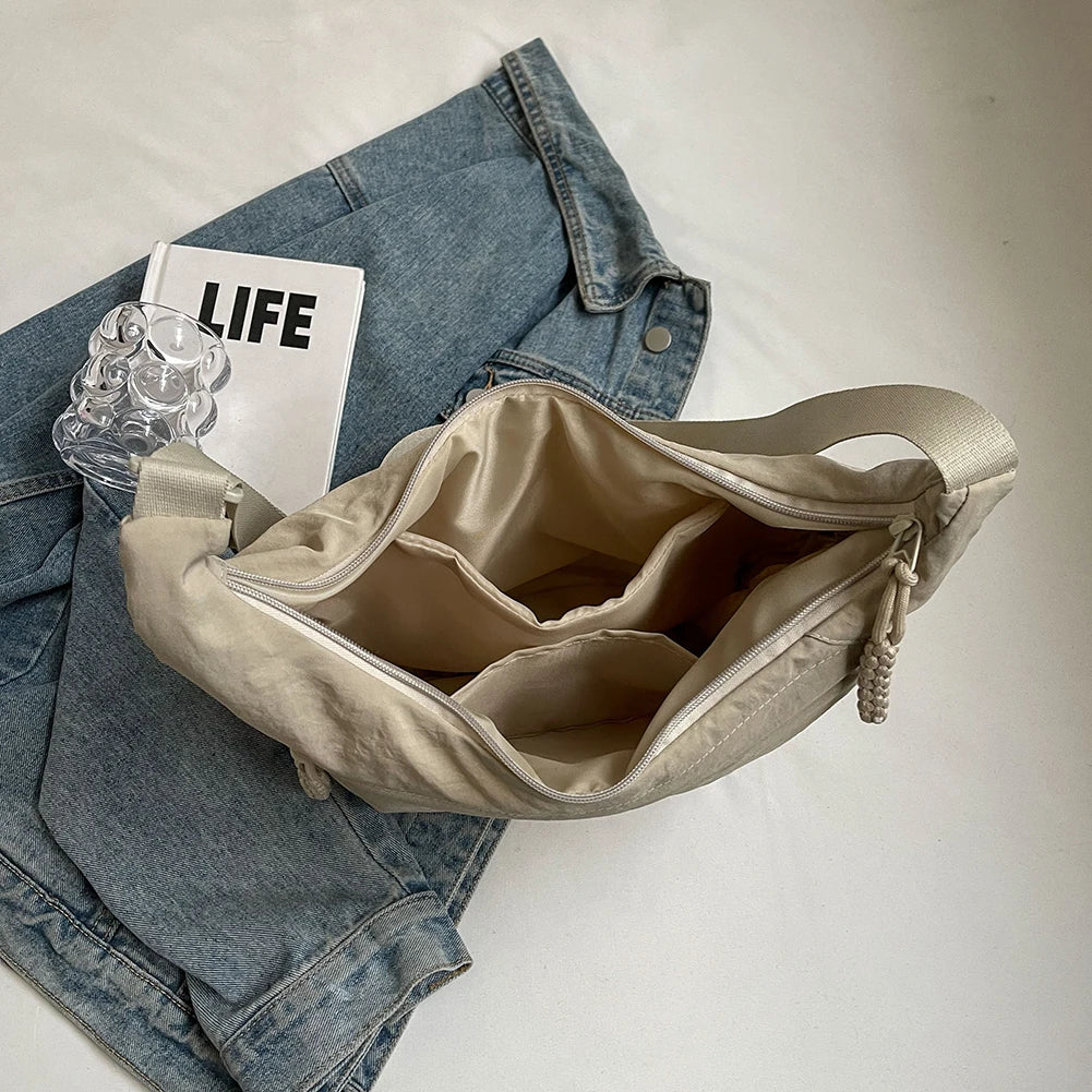 Soft Cloth Women's Crossbody Bag