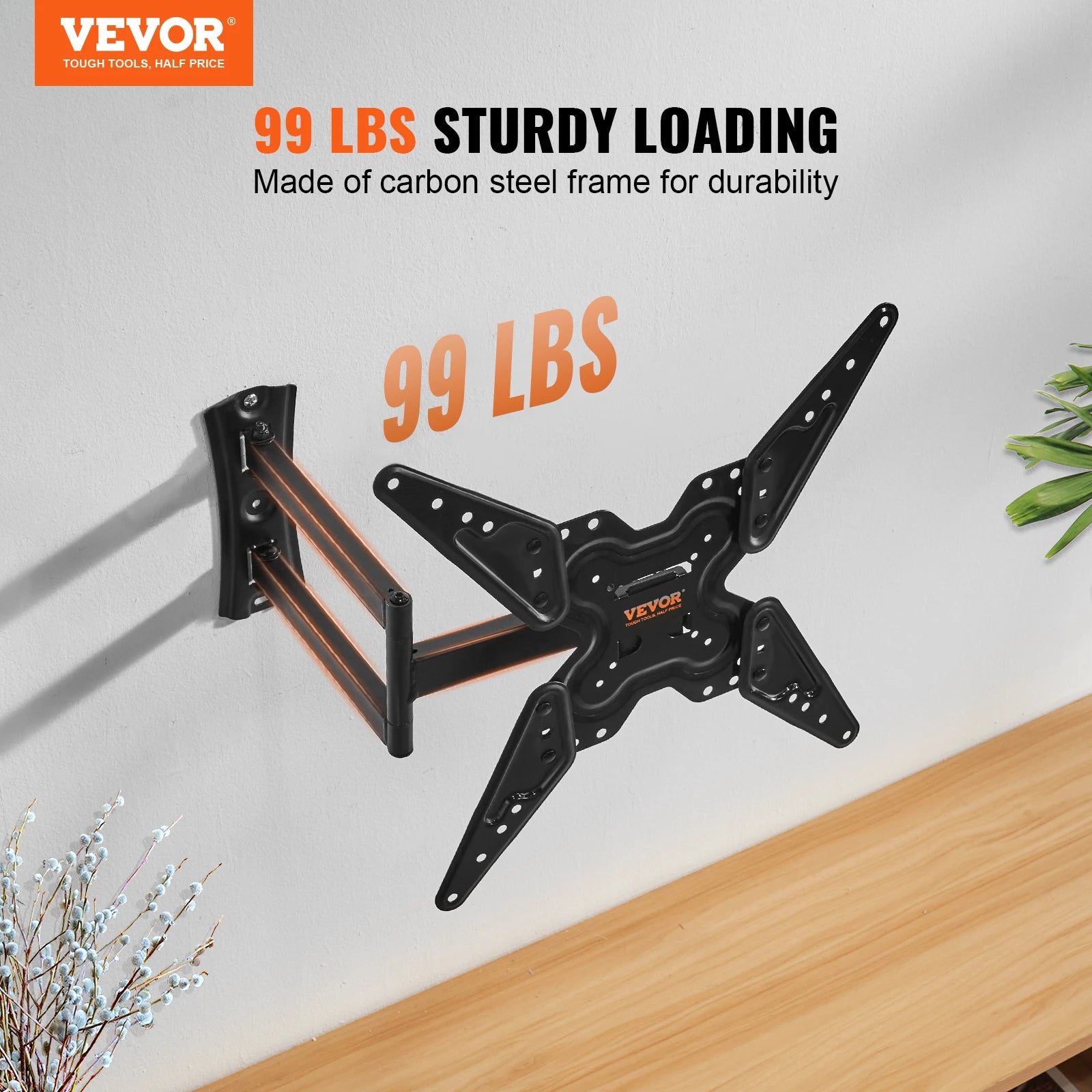 SucceBuy Full Motion TV Wall Mount