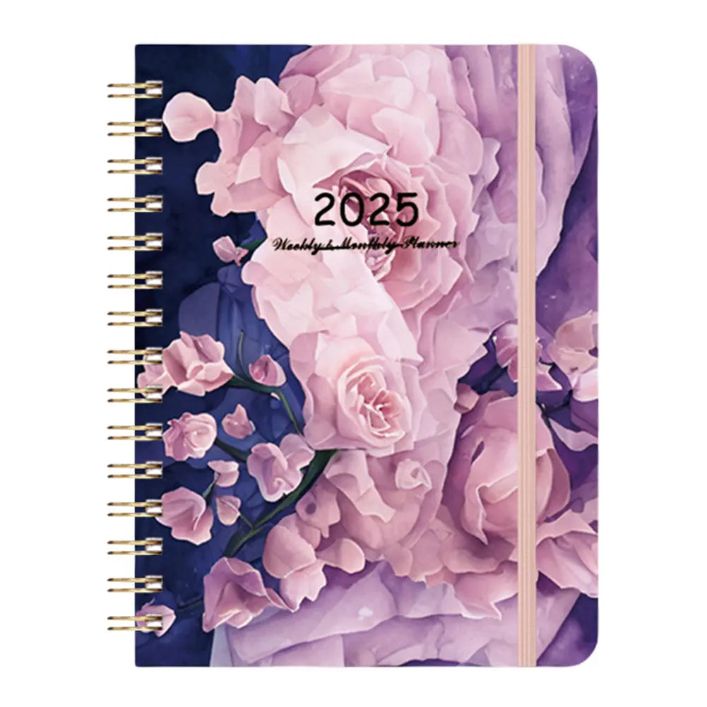 2025 A5 Monthly Weekly Planner Notebook