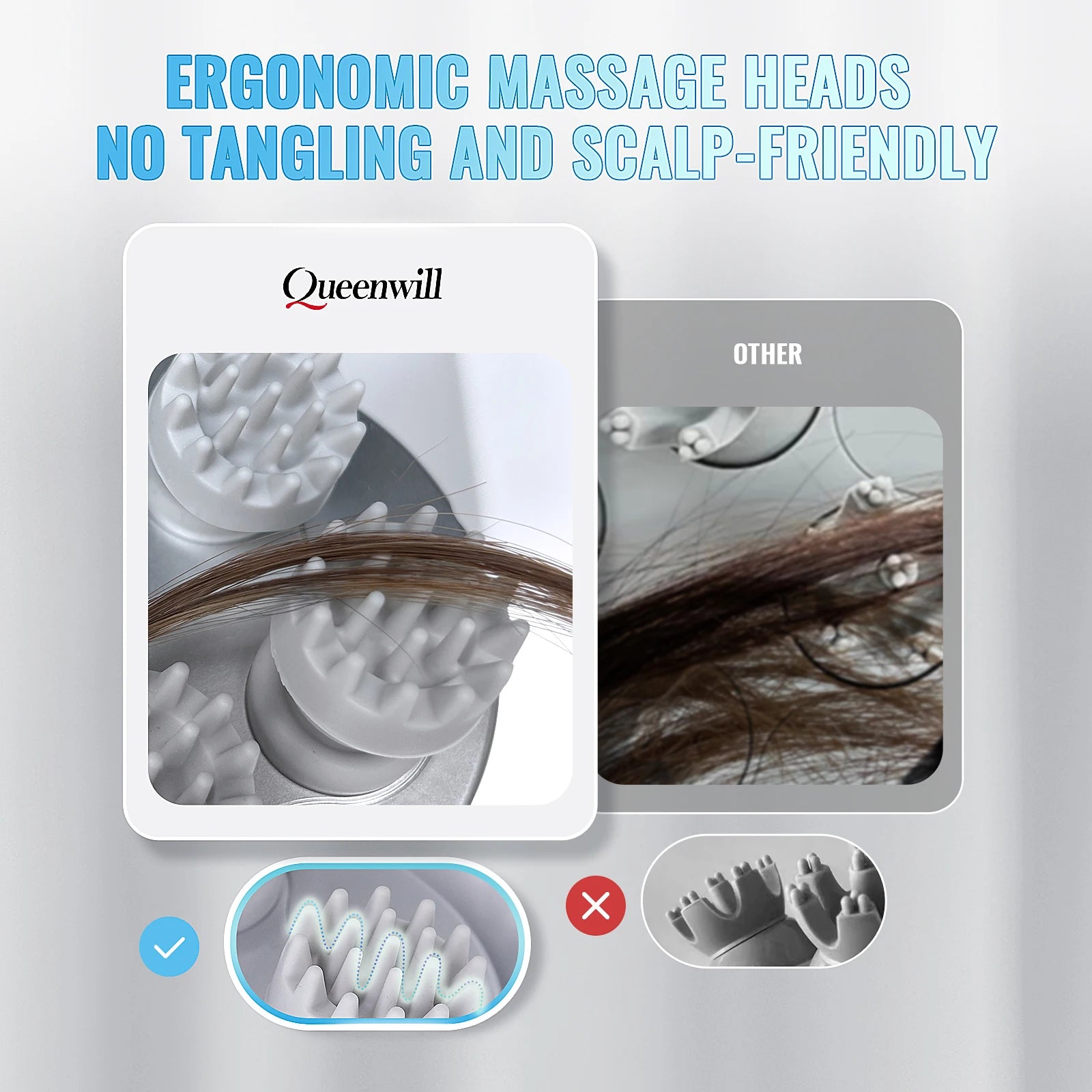 Electric Hair Scalp Massager with 84 Nodes