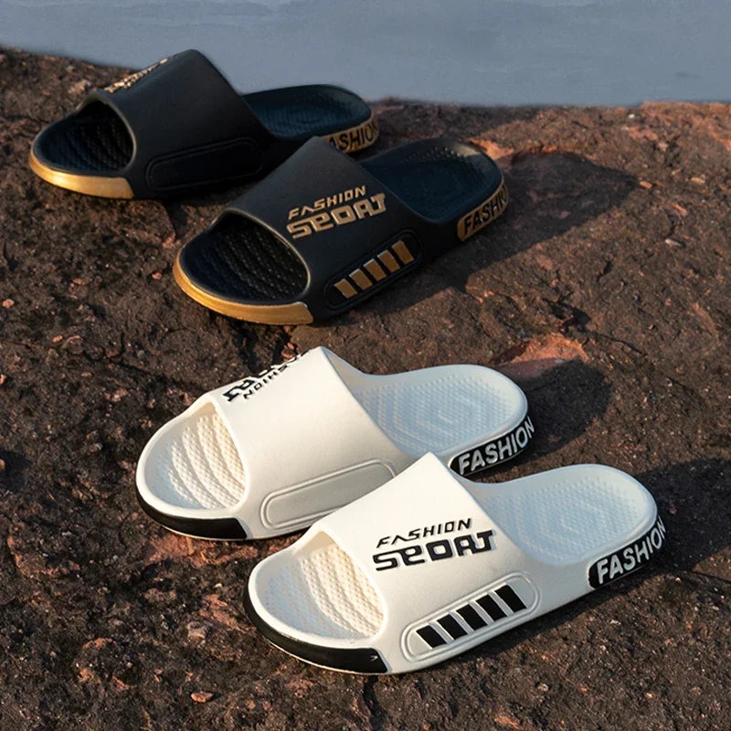 YNPO Men’s Summer Slippers Anti-Slip Flip Flops