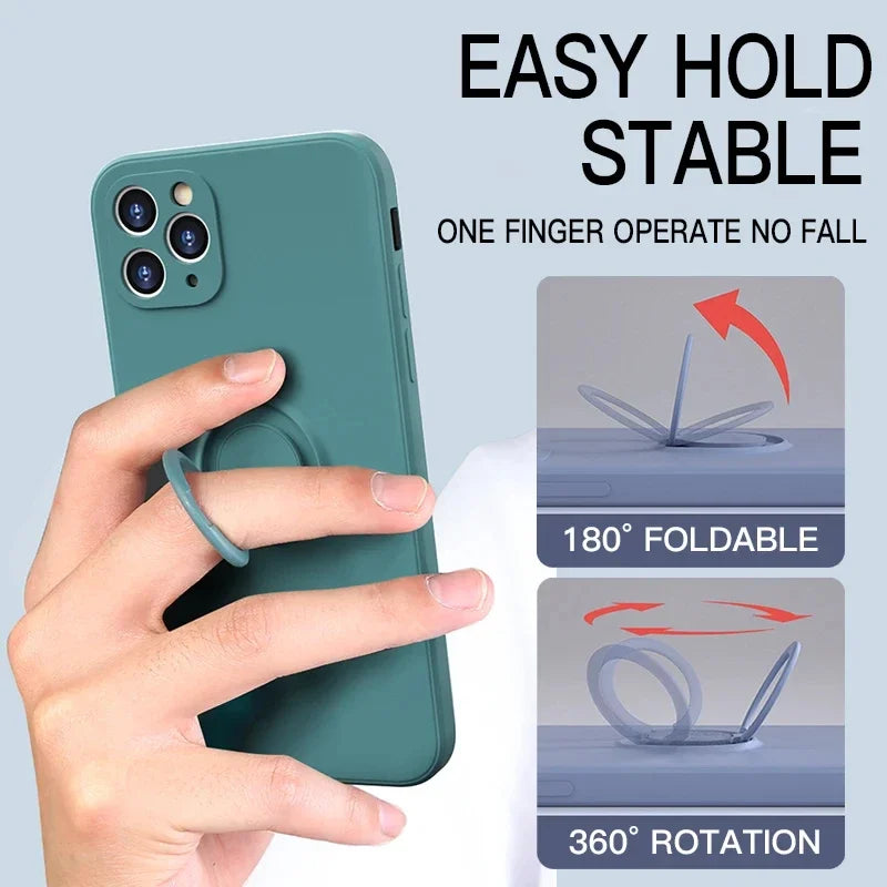 Luxury Magnetic Ring iPhone Case Cover