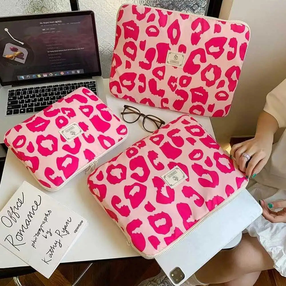 Leopard Print Retro Laptop Bag 15"