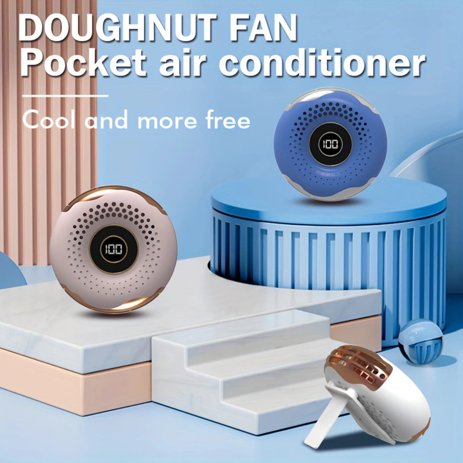 Portable Wearable Neck Air Conditioner Fan