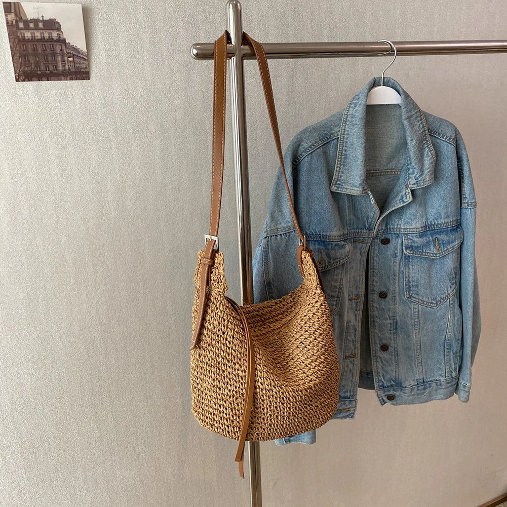 Stylish Handmade Woven Beach Bag