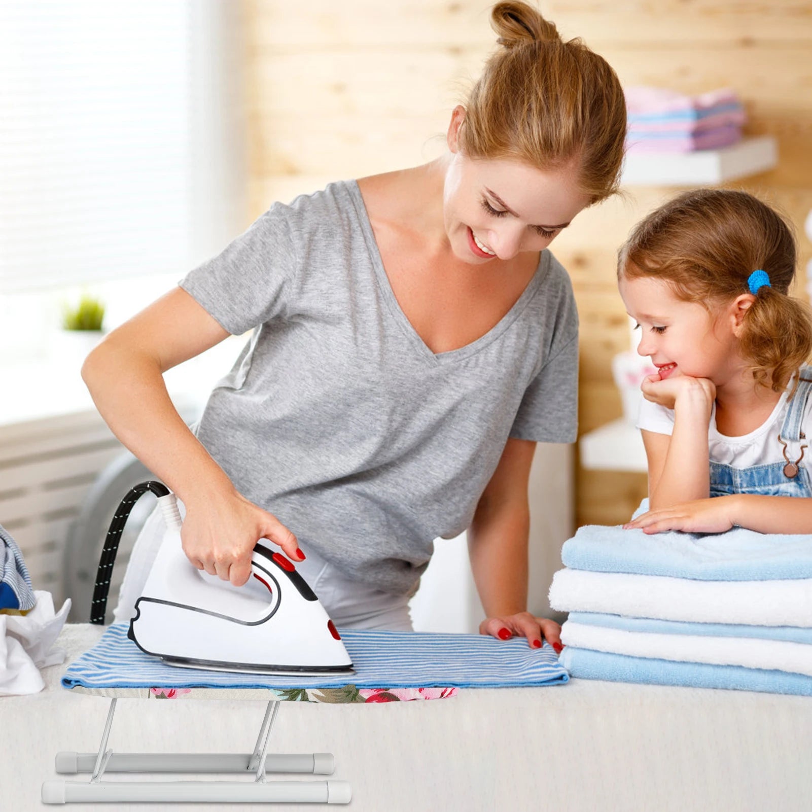 Foldable Mini Tabletop Ironing Board