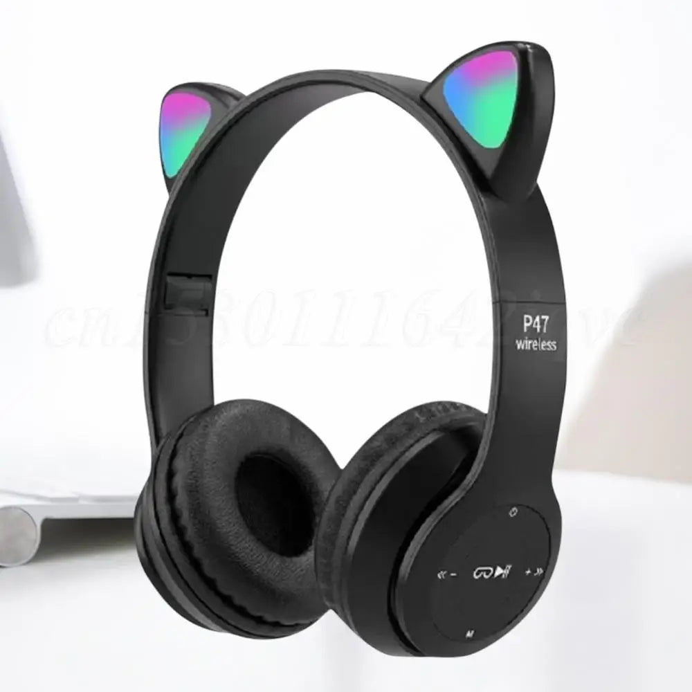 Wireless Cat Ear Gaming Headset