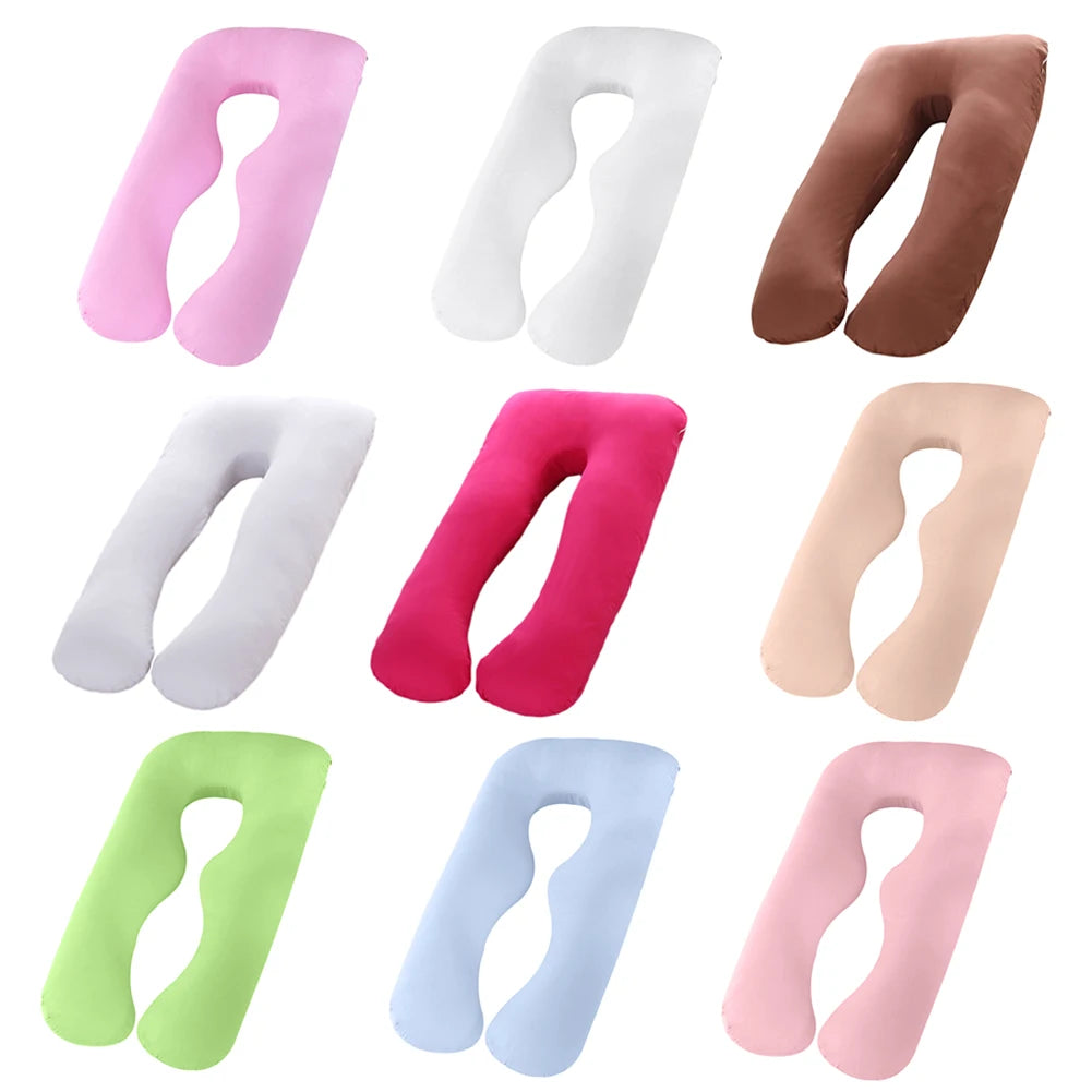 Cotton U-Shape Maternity Pillow Cover