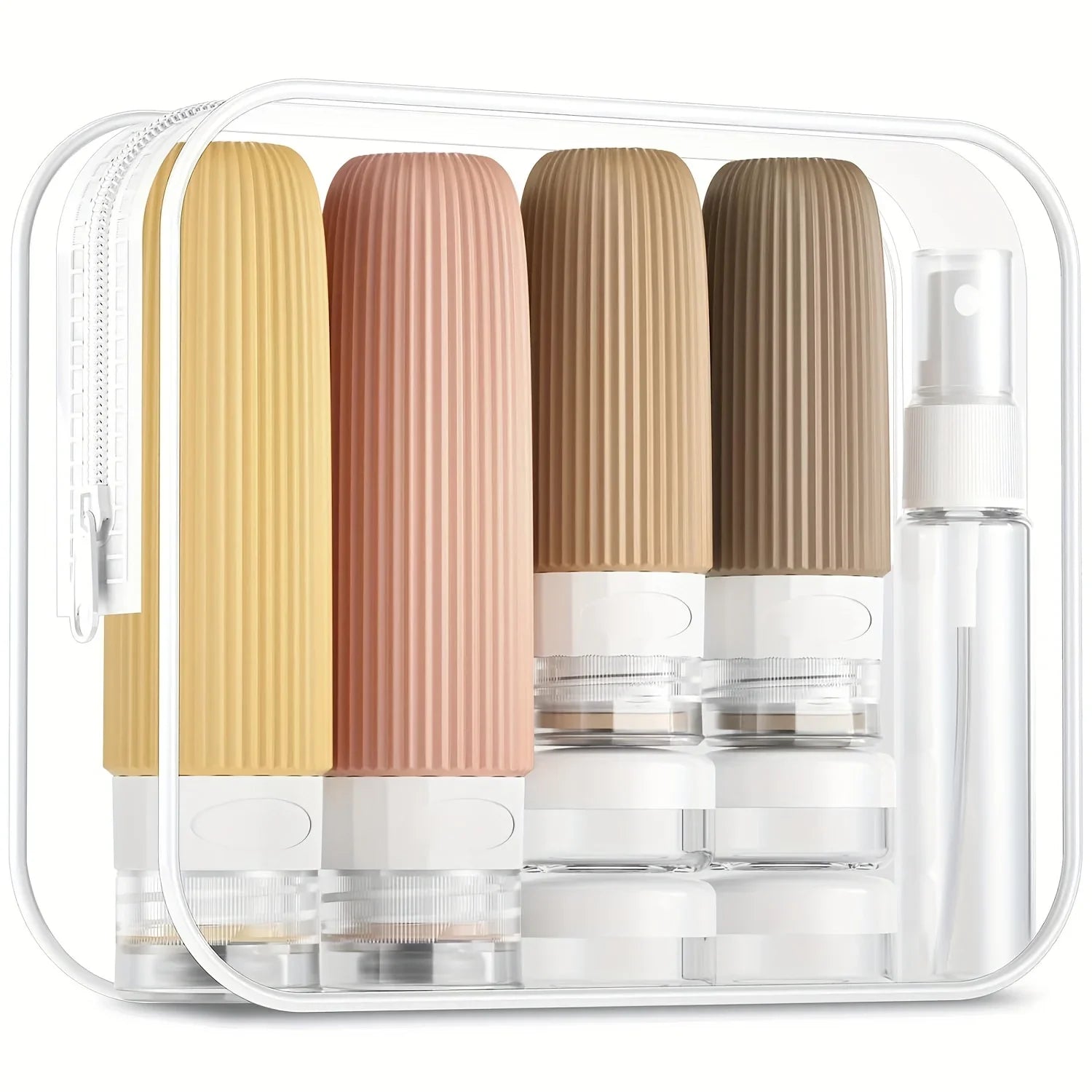 16-Piece TSA Travel Bottle Set