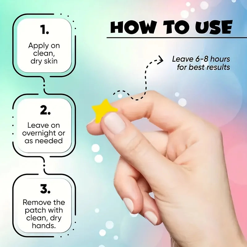 240pcs Star Yellow Acne Patch Set