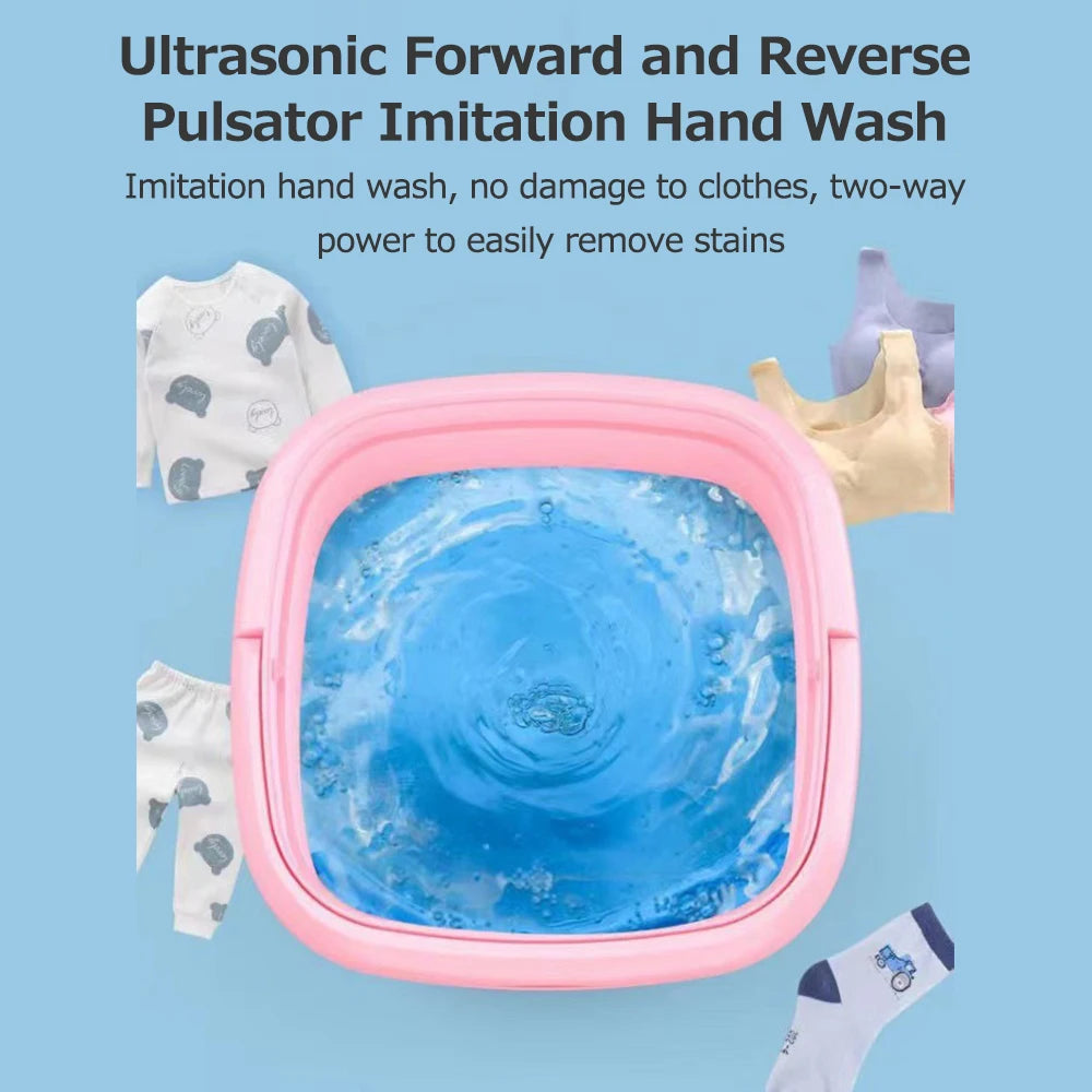 Portable Folding Ultrasonic Washing Machine