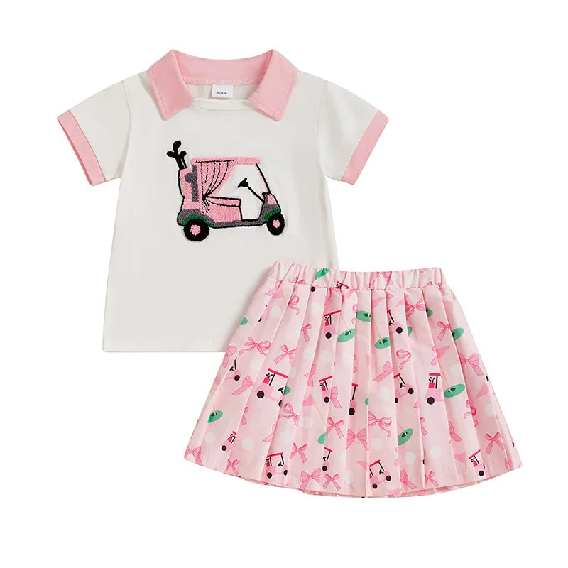 Infant Girl Golf Tee Skirt Set