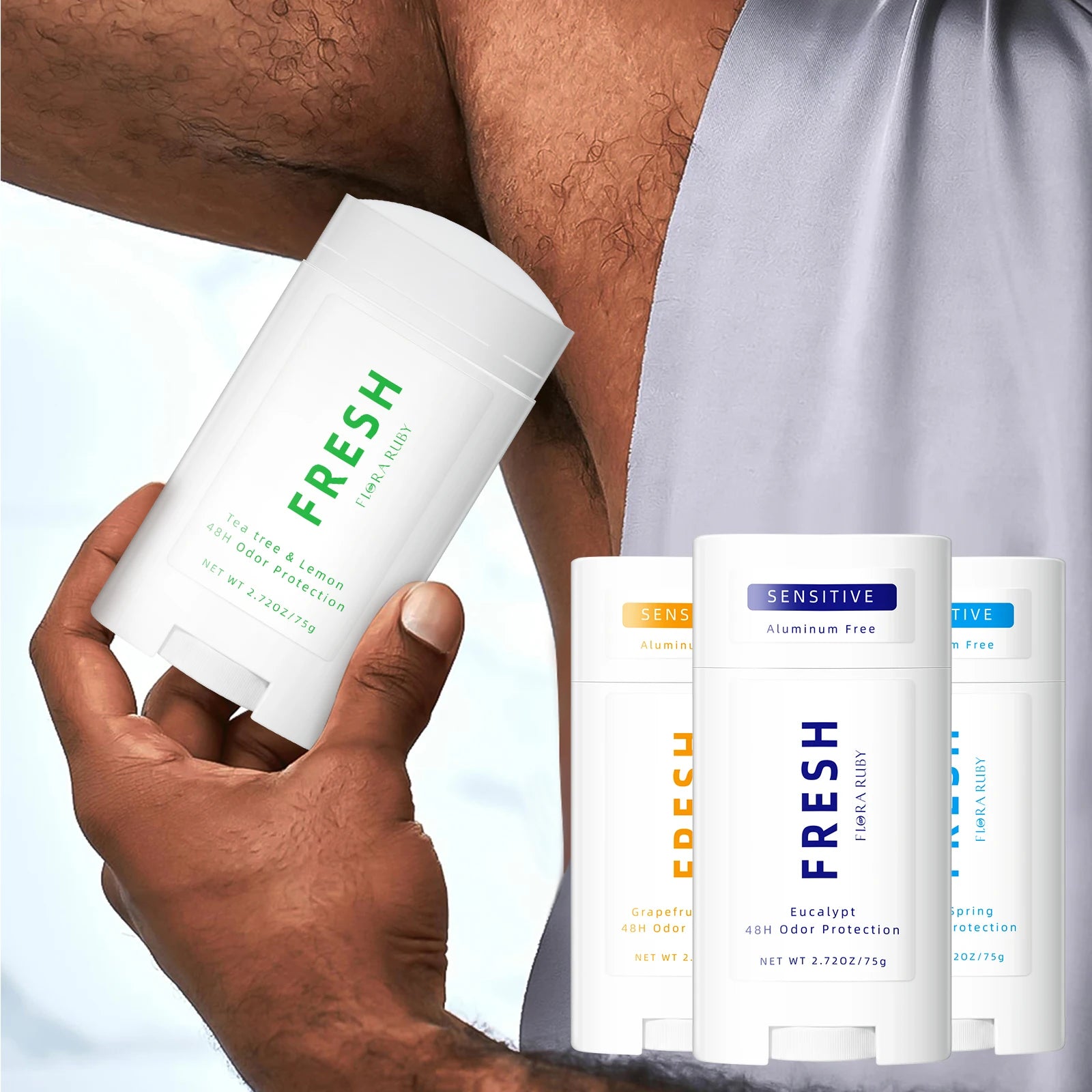 Natural 72H Aluminum-Free Deodorant