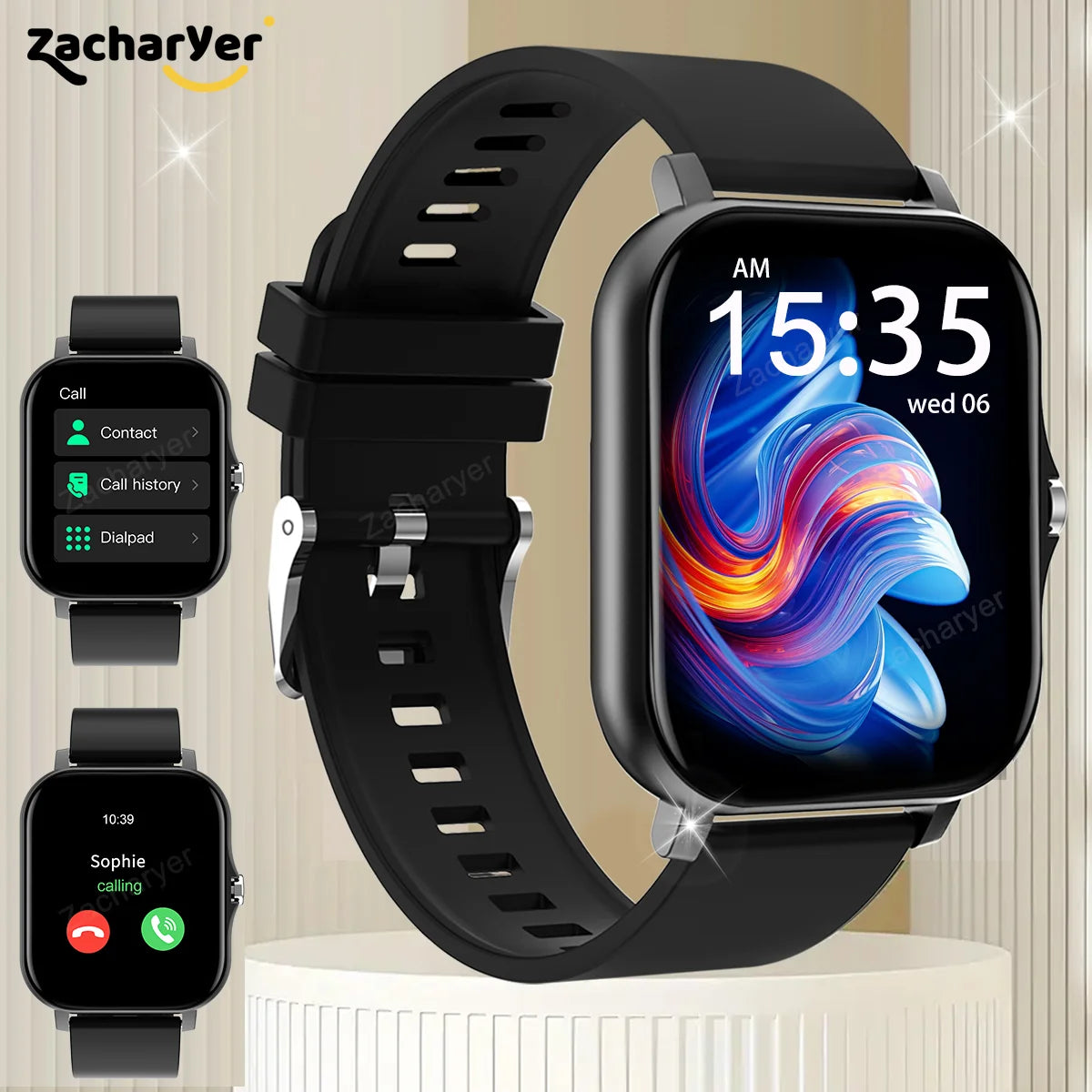 Bluetooth Call Fitness Smart Watch