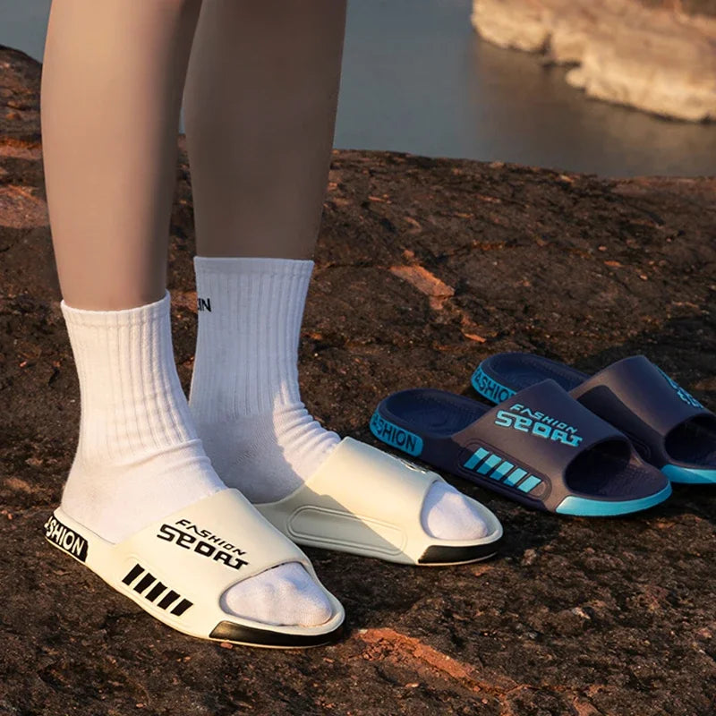 YNPO Men’s Summer Slippers Anti-Slip Flip Flops