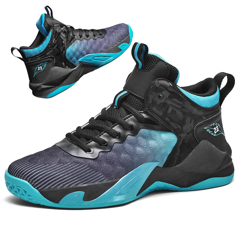 Men's Breathable Non-Slip Basketball Sneakers