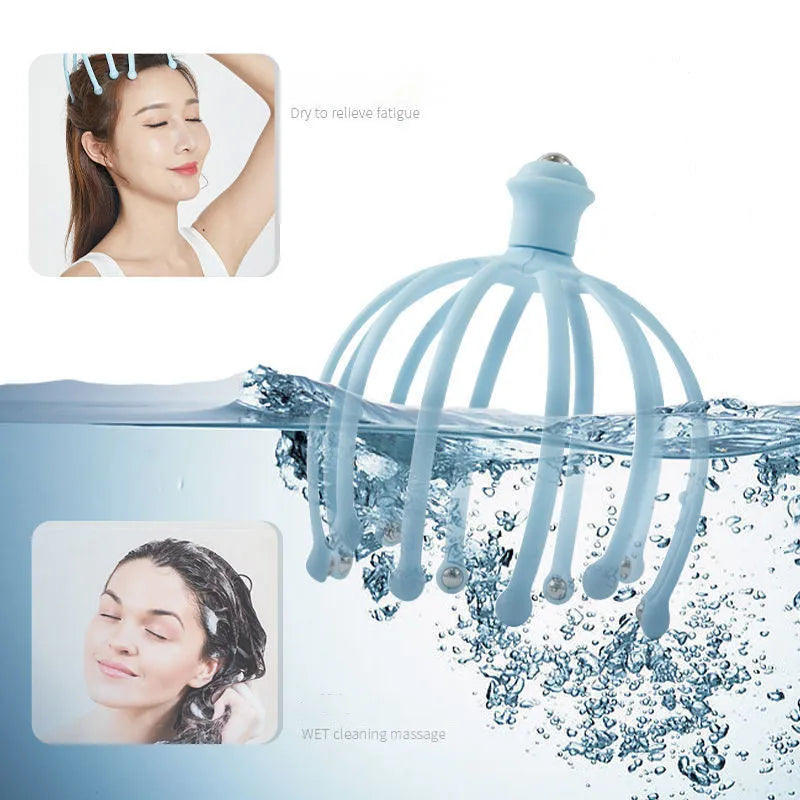 12-Claw Steel Ball Head Scalp Massager