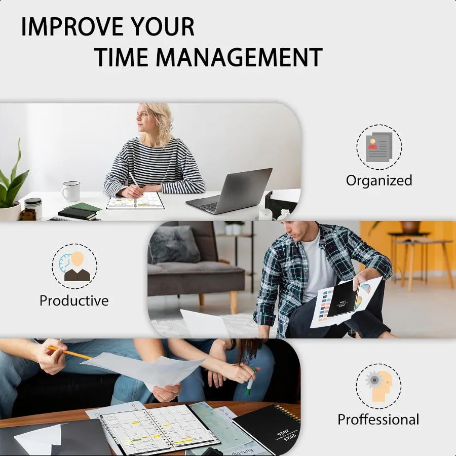 2025–2026 Spiral Planner with Stickers