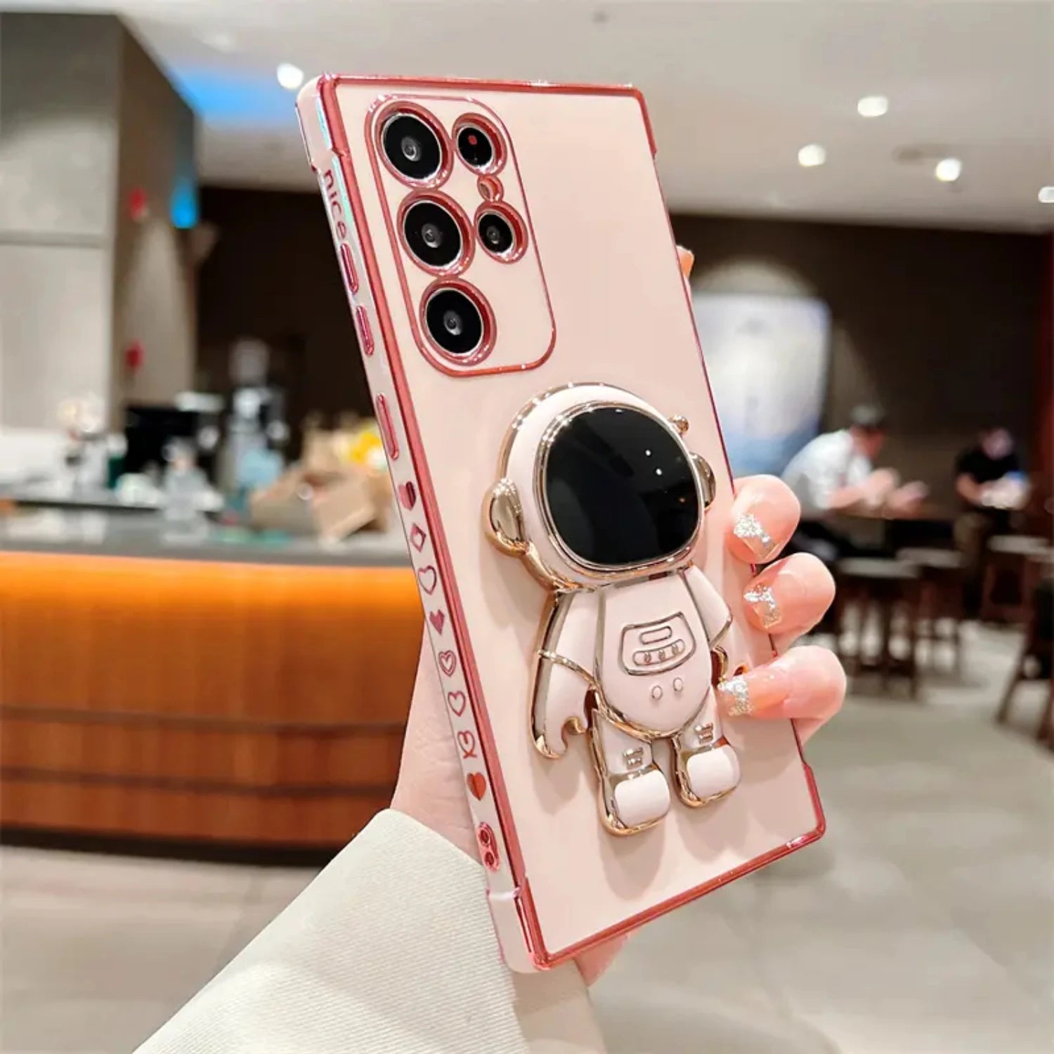 Astronaut Electroplating Galaxy Ultra Case