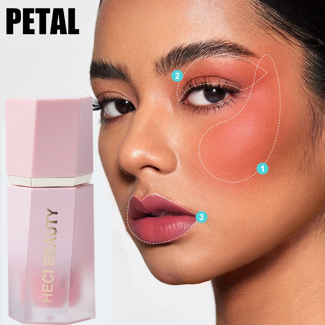 3PCS Liquid Blush & Lip Tint Set