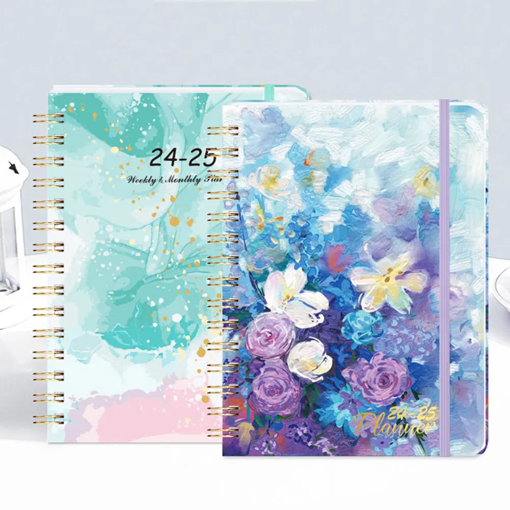 2025 A5 Monthly Weekly Planner Notebook