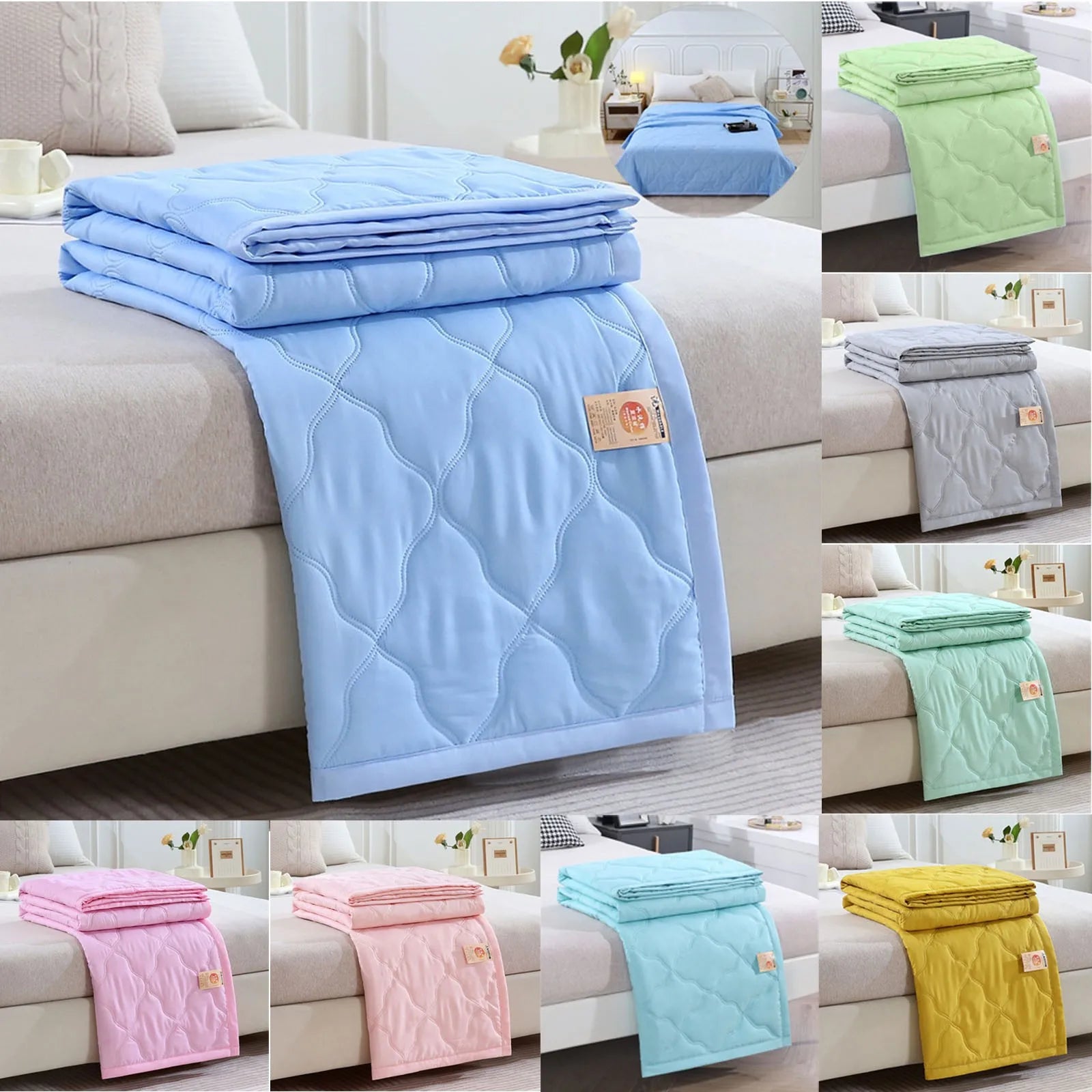 Cooling Cotton Summer Bed Quilt