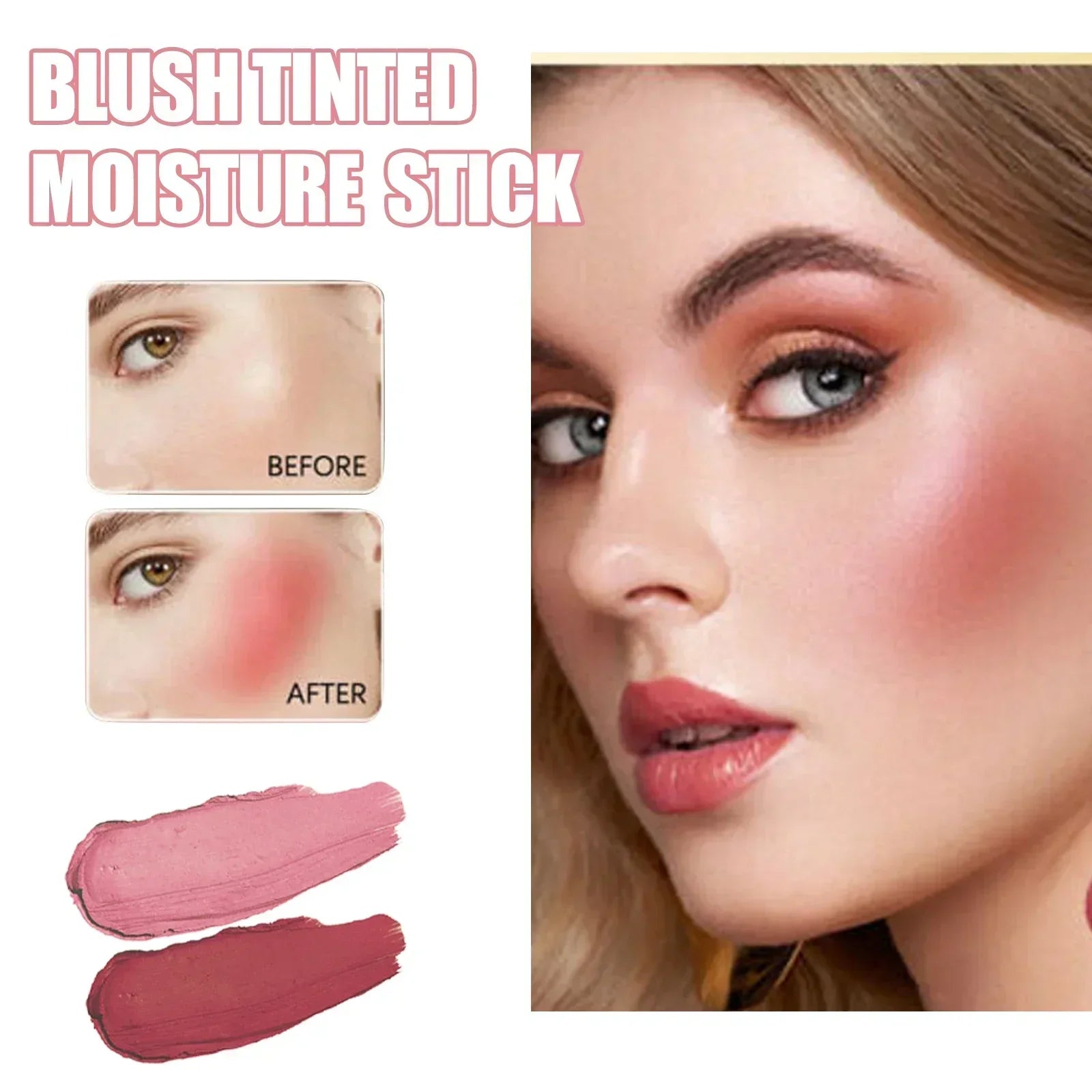 3pcs Silky Matte Blush & Lip Stick