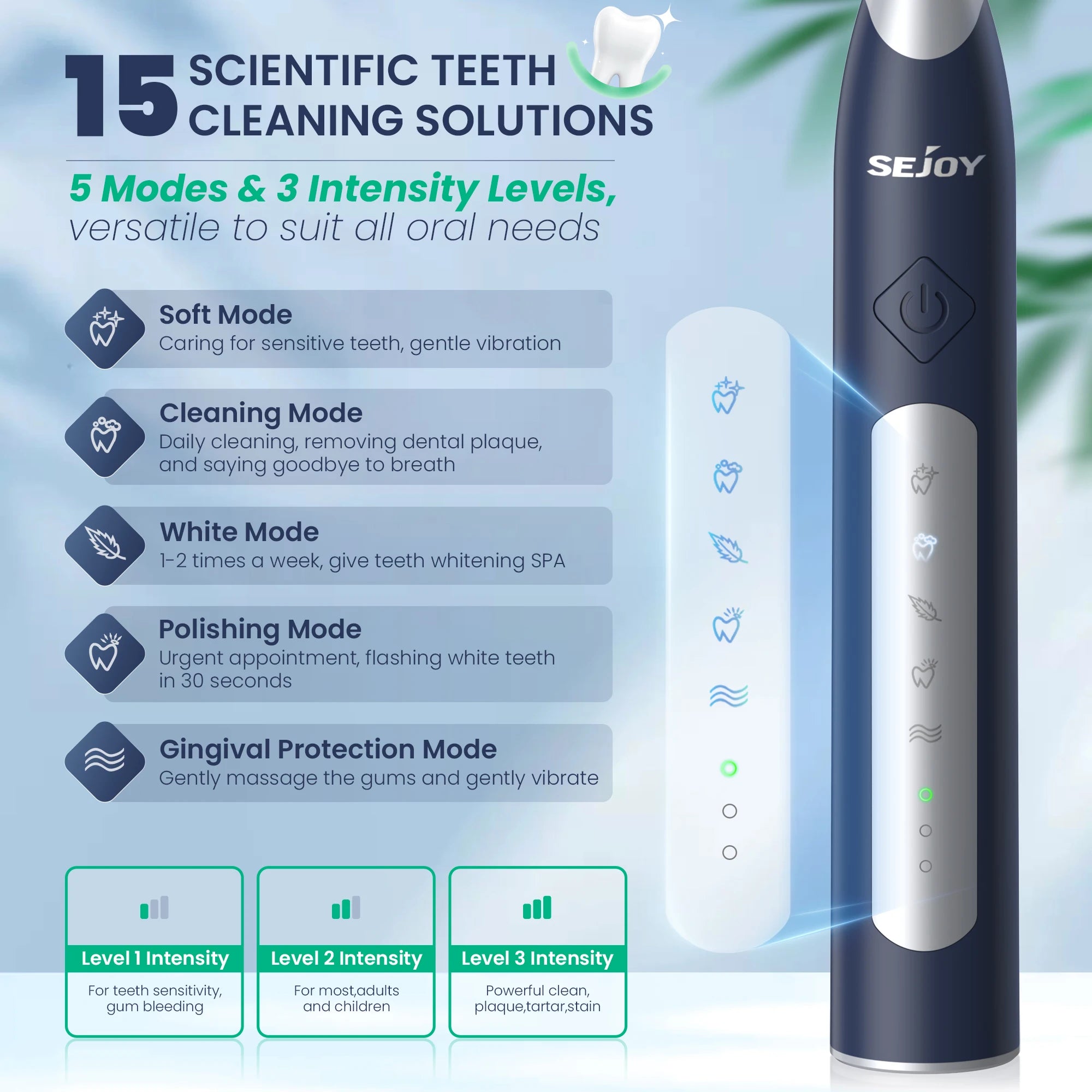 Sejoy JS10-1 Sonic Electric Toothbrush