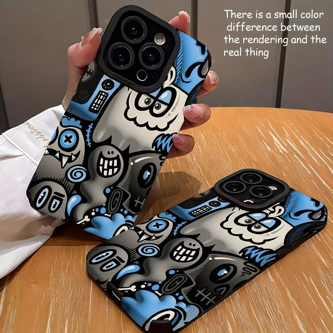 Cartoon Graffiti Case for iPhone 16 Pro Max