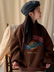 Korean Fleece Kids Hoodie – Winter 2025