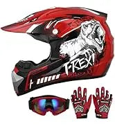 Youth Dirt Bike Helmet Set – Large