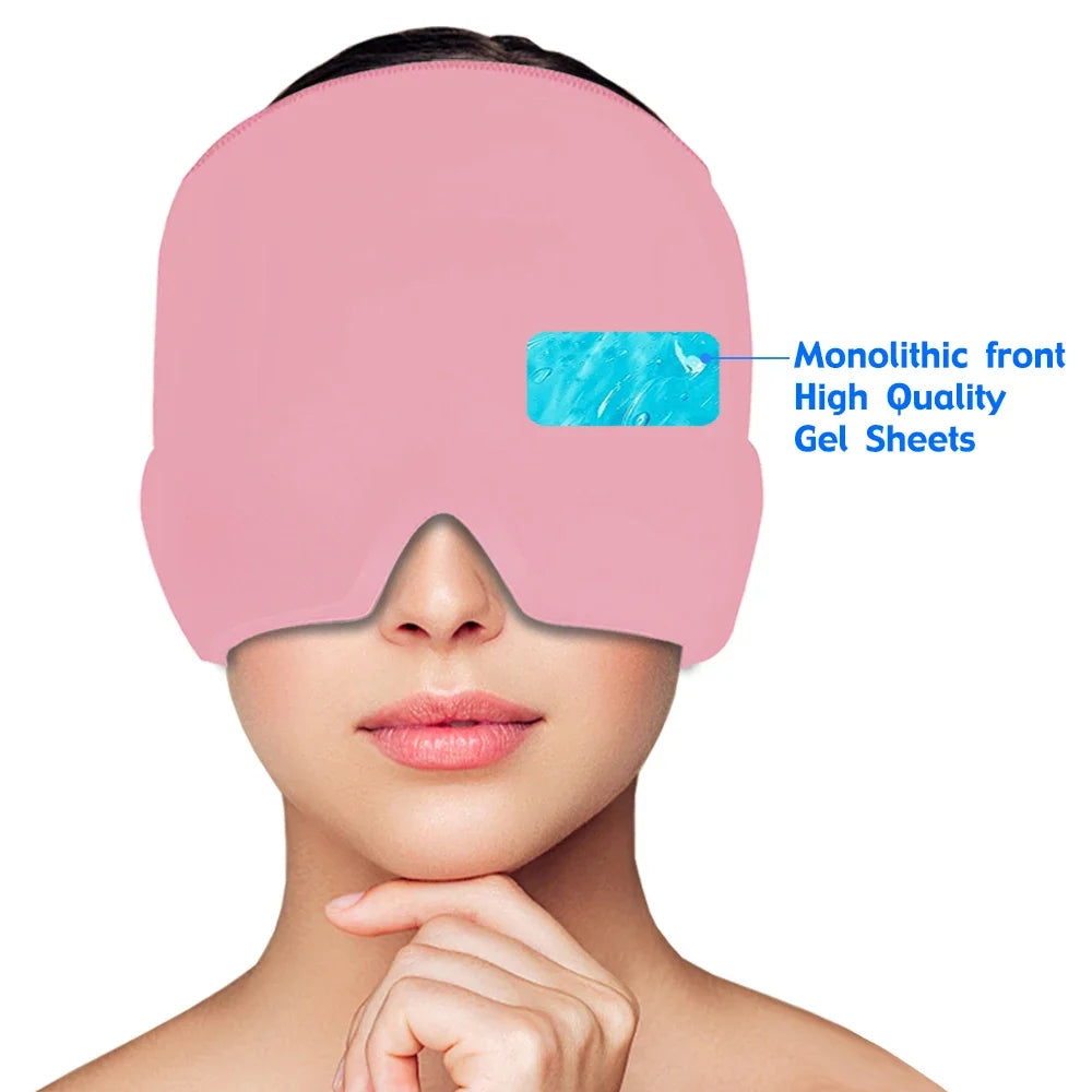 Migraine Relief Gel Therapy Hat Cap