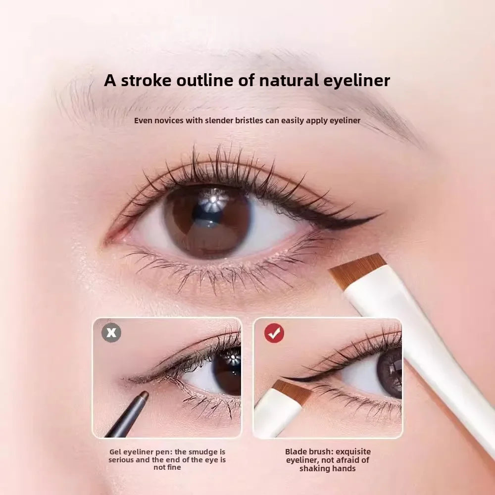 Ultra Thin Eyeliner & Eyebrow Brush Set