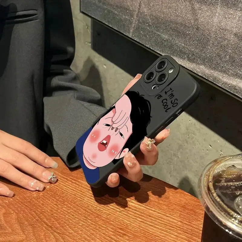 Funny Couple Case for iPhone 16 Pro Max