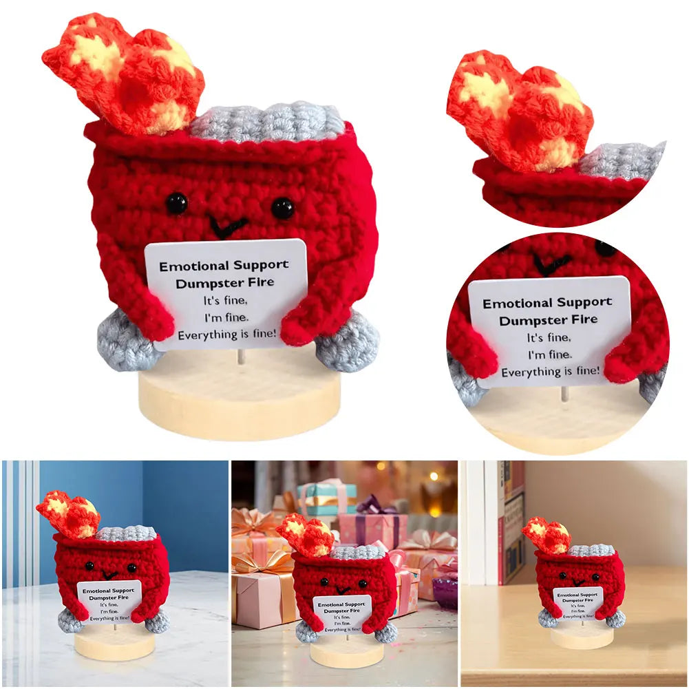 Crochet Dumpster Fire – Support Gift