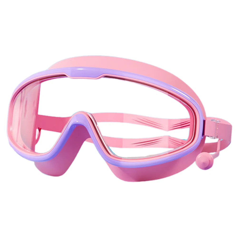 Kids HD Swim Goggles with Earplugs UV